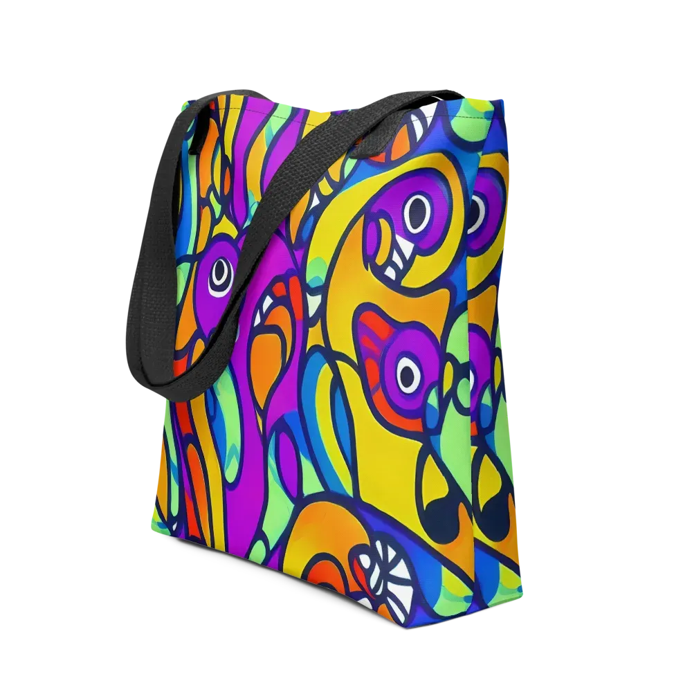 Kaleido Fish on Tote Bag — Front