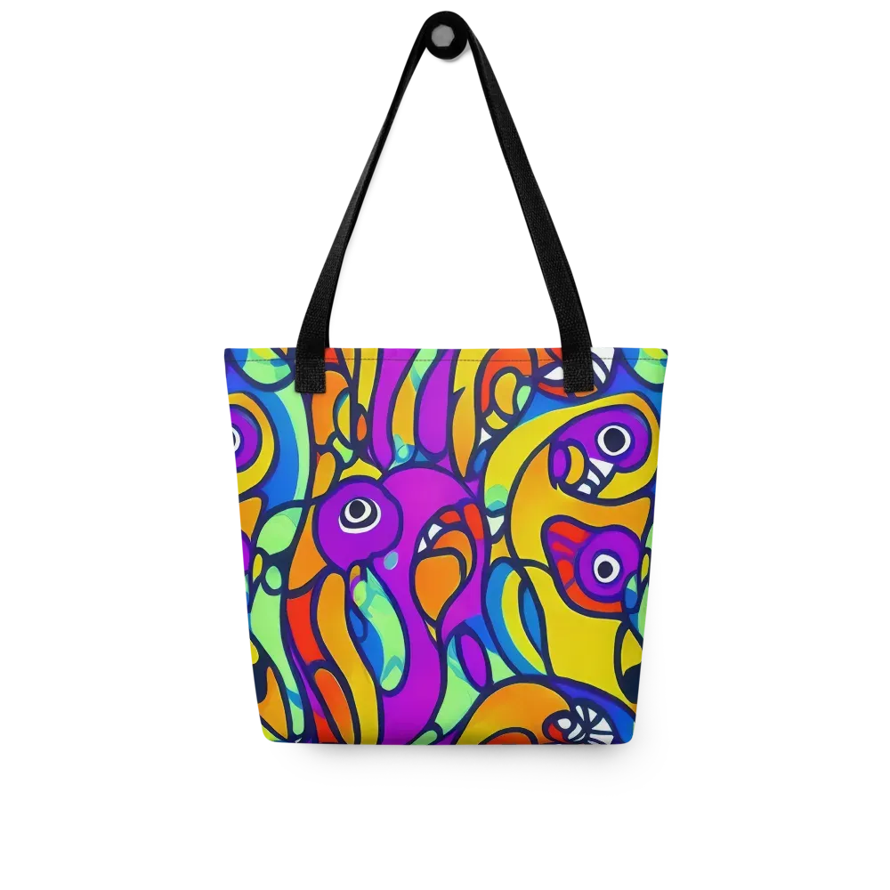 Kaleido Fish on Tote Bag — Front