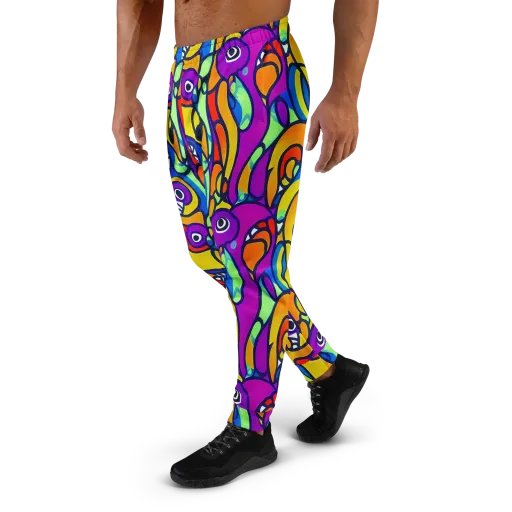 Kaleido Fish on a Men's Joggers