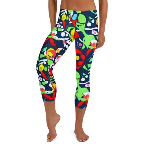 Chagall's Dream on a Capri Leggings