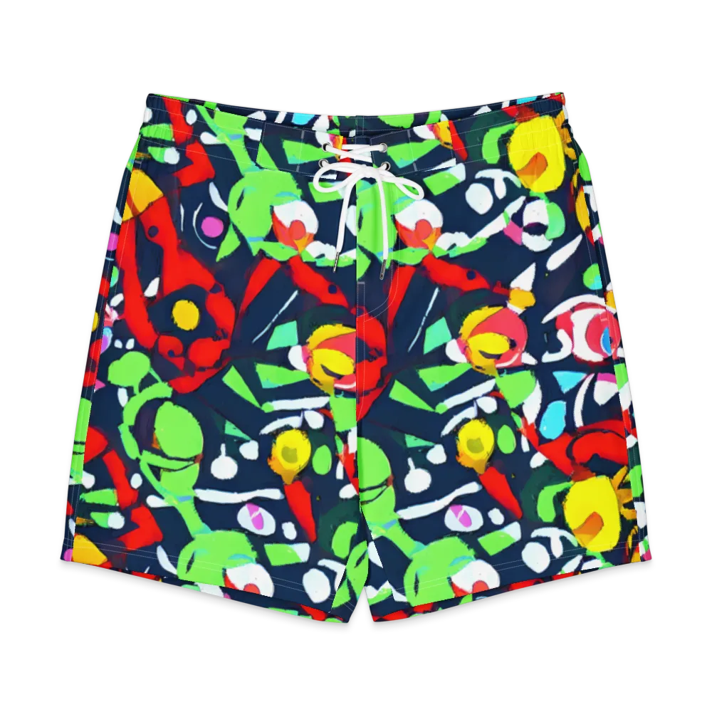 Chagall's Dream on Men's Board Shorts — Front