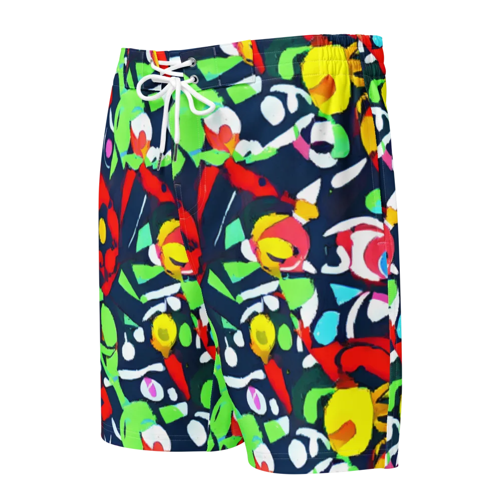 Chagall's Dream on Men's Board Shorts — Front
