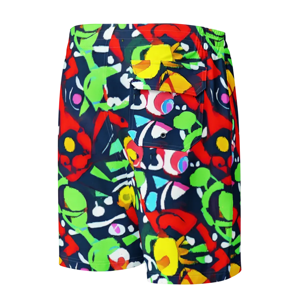 Chagall's Dream on Men's Board Shorts — Back