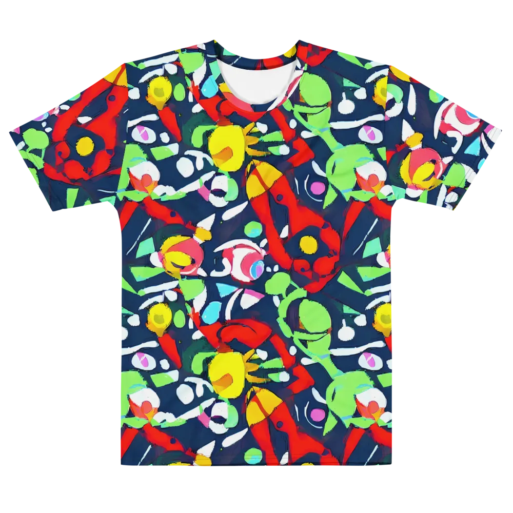 Chagall's Dream on Men's Cotton Crew Neck T-Shirt — Front