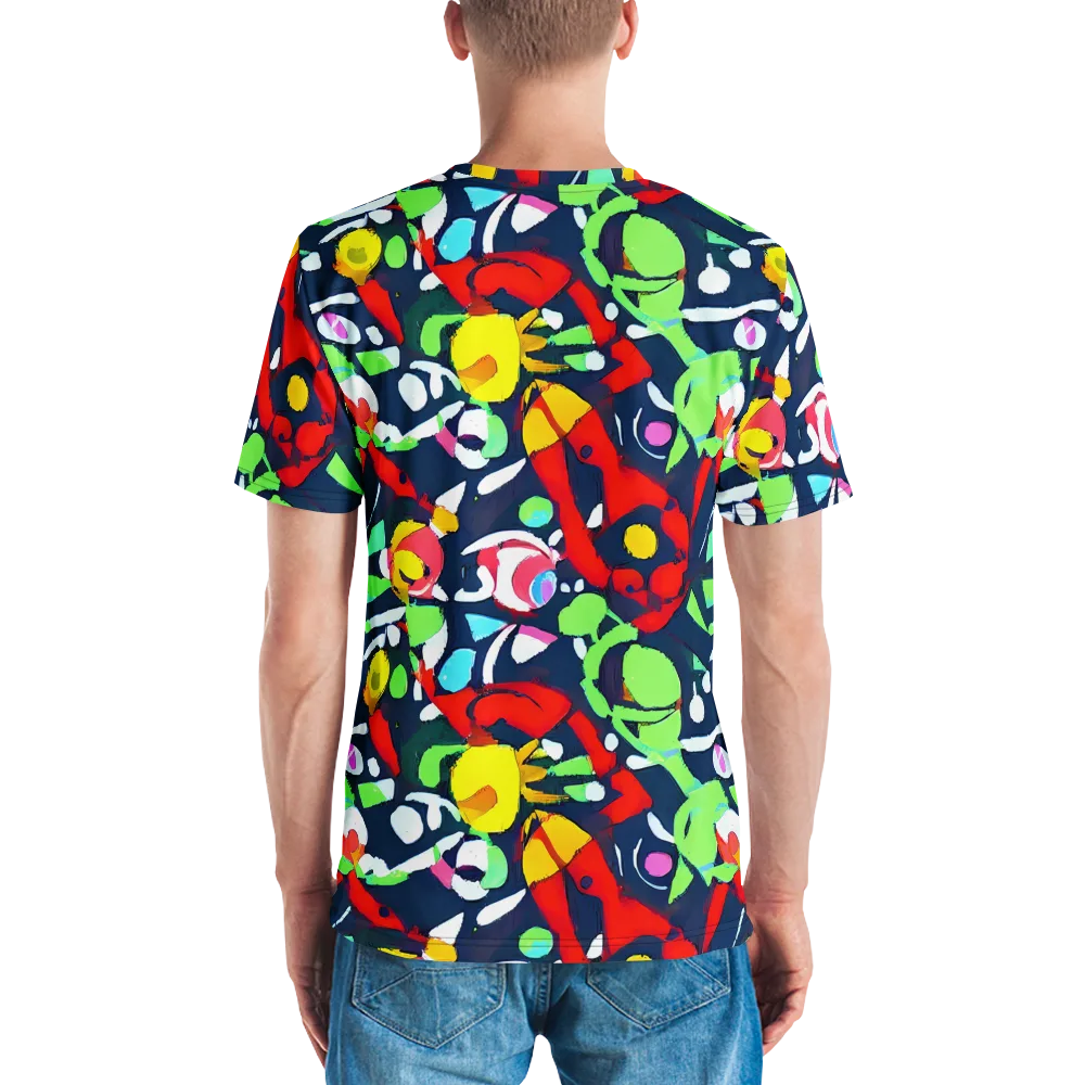 Chagall's Dream on Men's Crew Neck T-Shirt — Back