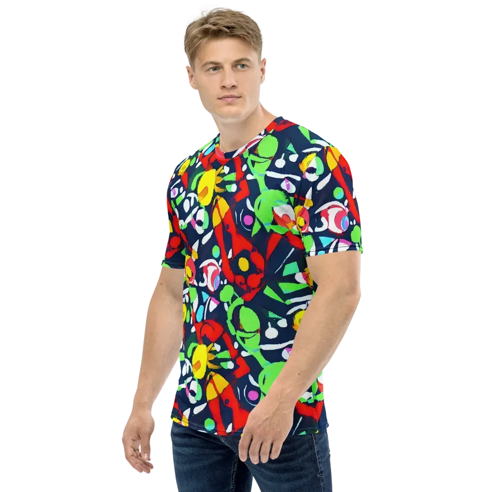 Chagall's Dream on Men's Crew Neck T-Shirt — Left
