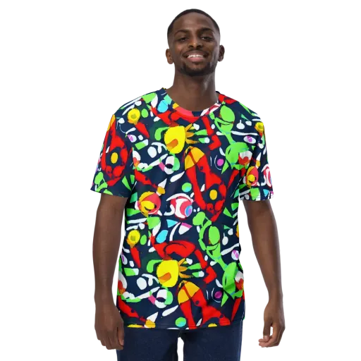 Chagall's Dream on a Men's Crew Neck T-Shirt