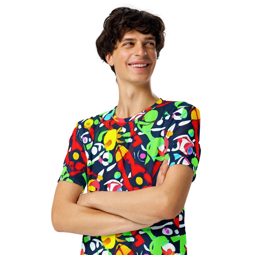 Chagall's Dream on Men's Crew Neck T-Shirt — Left Front
