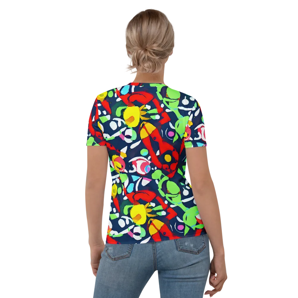 Chagall's Dream on Women's Crew Neck T-Shirt — Back
