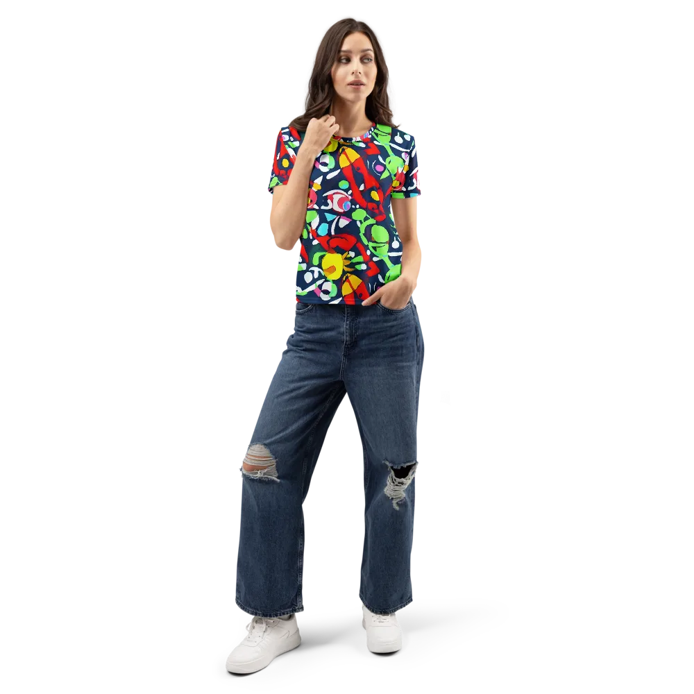 Chagall's Dream on Women's Crew Neck T-Shirt — Front