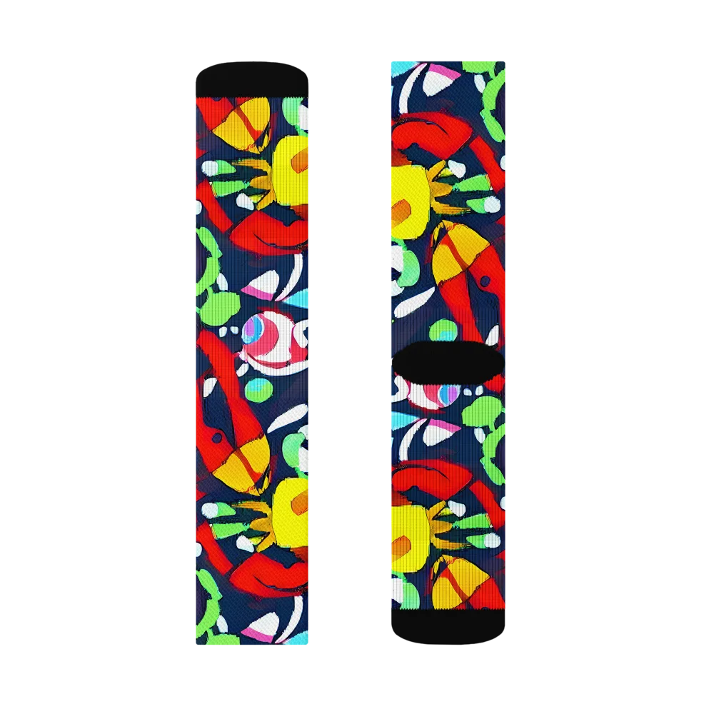 Chagall's Dream on Socks — Left Sock