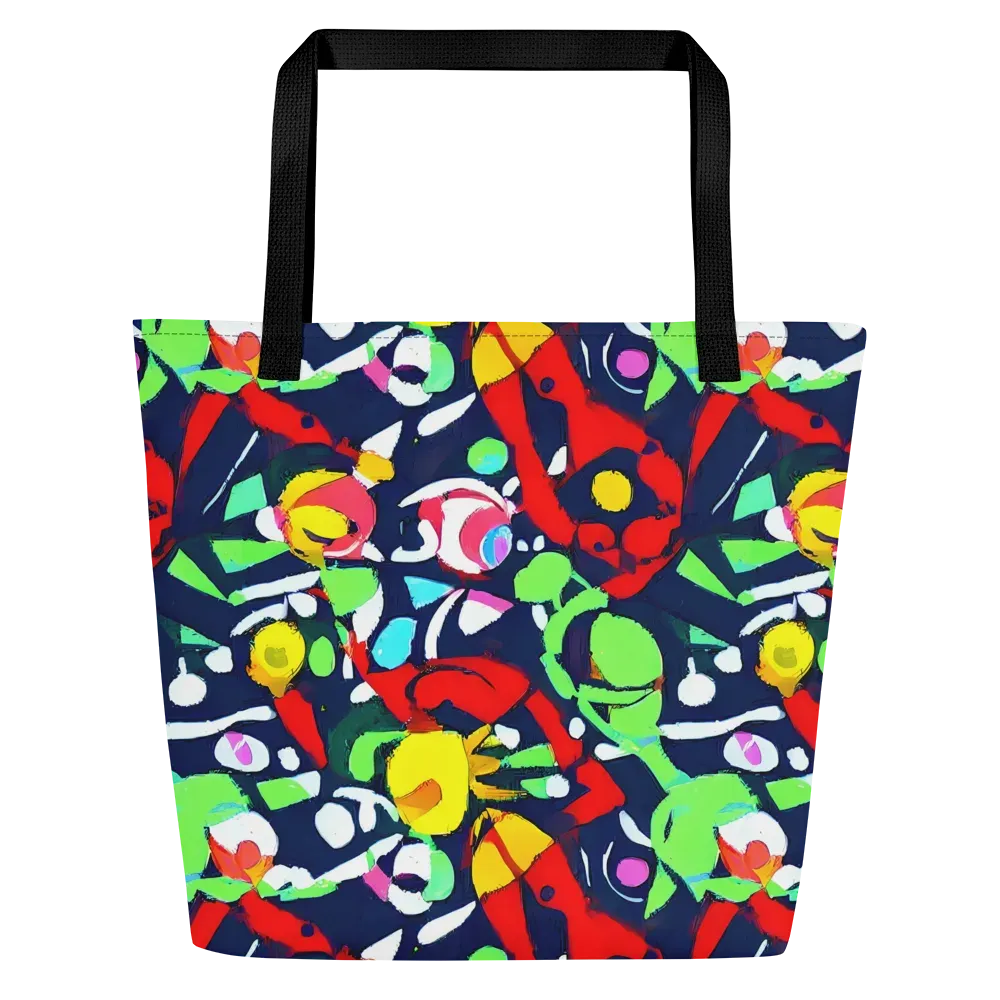 Chagall's Dream on Large Tote Bag W/ Pocket — Front