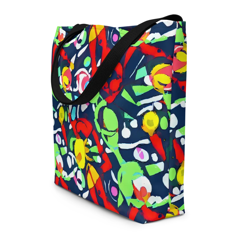 Chagall's Dream on Large Tote Bag W/ Pocket — Front