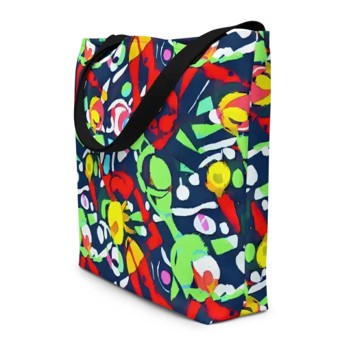 Chagall's Dream on a Large Tote Bag W/ Pocket