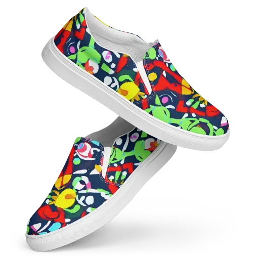 Chagall's Dream on a Women's Slip-On Canvas Shoes