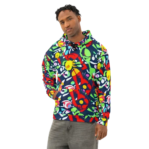 Chagall's Dream on a Cotton Hoodie