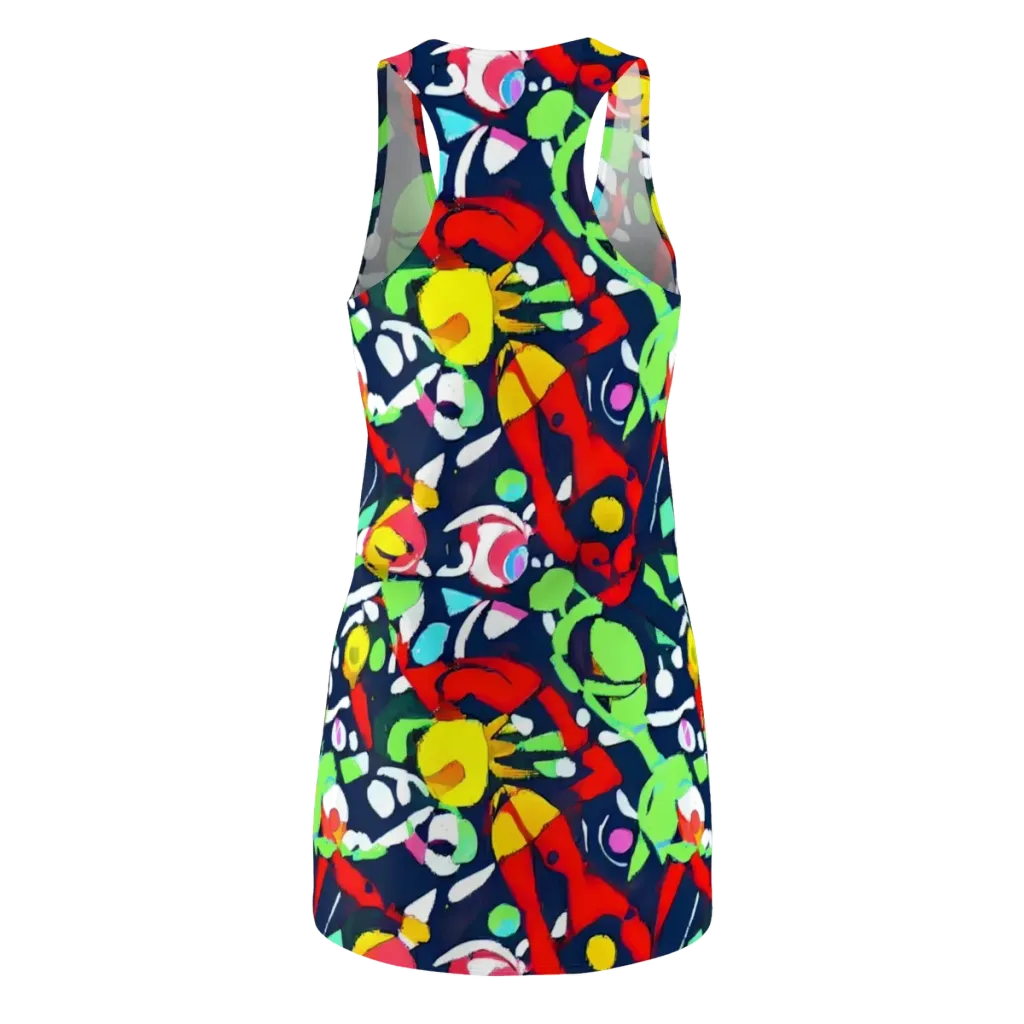 Chagall's Dream on Racerback Dress — Back