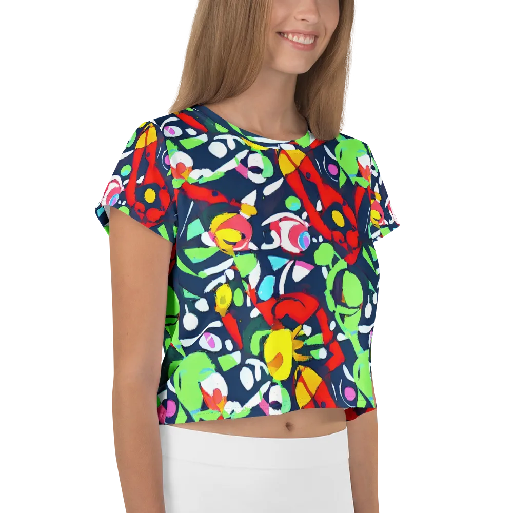 Chagall's Dream on Crop Tee — Right