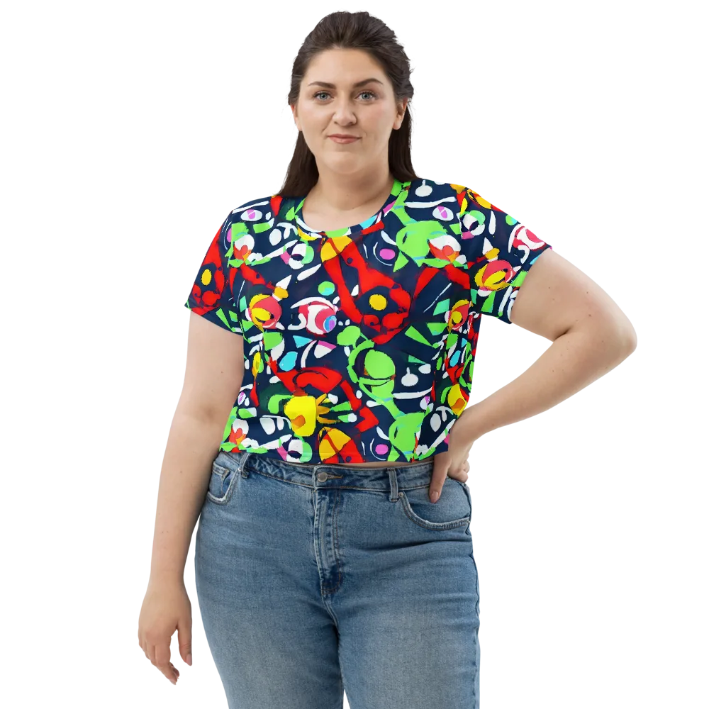 Chagall's Dream on Crop Tee — Front