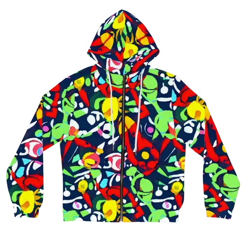 Chagall's Dream on a Women's Full-Zip Hoodie