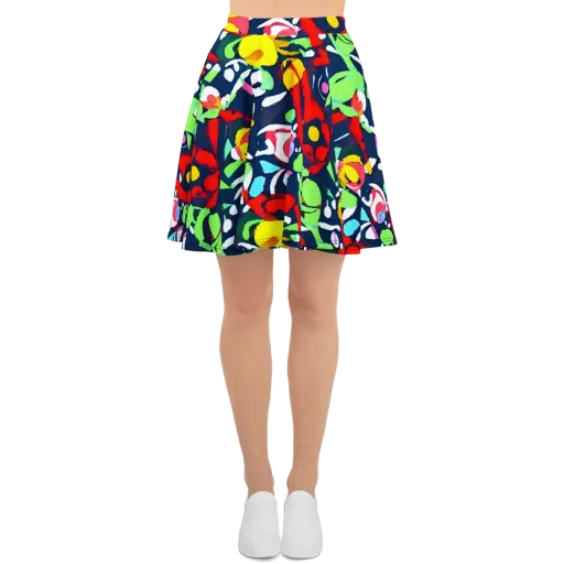 Chagall's Dream on a Skater Skirt
