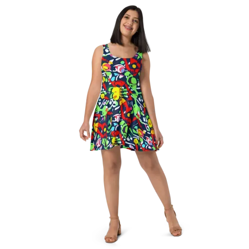 Chagall's Dream on a Skater Dress