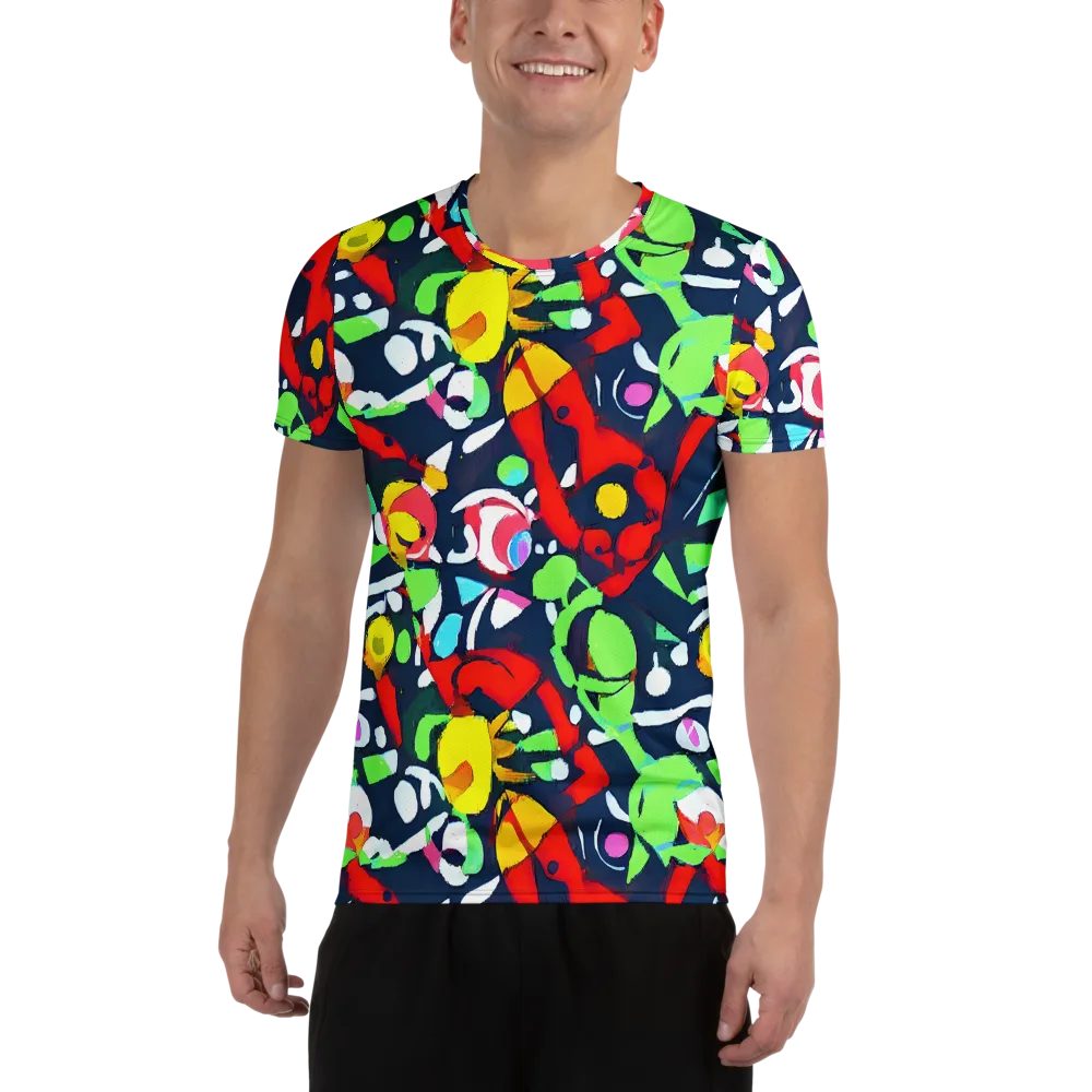 Chagall's Dream on Men's Athletic T-Shirt — Front