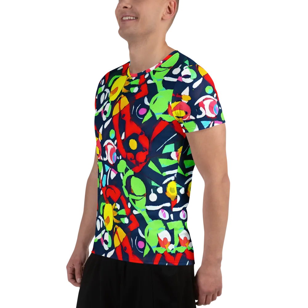Chagall's Dream on Men's Athletic T-Shirt — Left