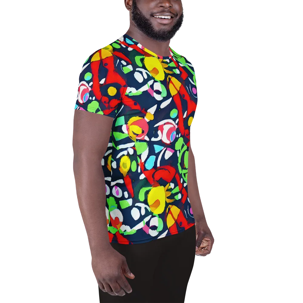 Chagall's Dream on Men's Athletic T-Shirt — Right