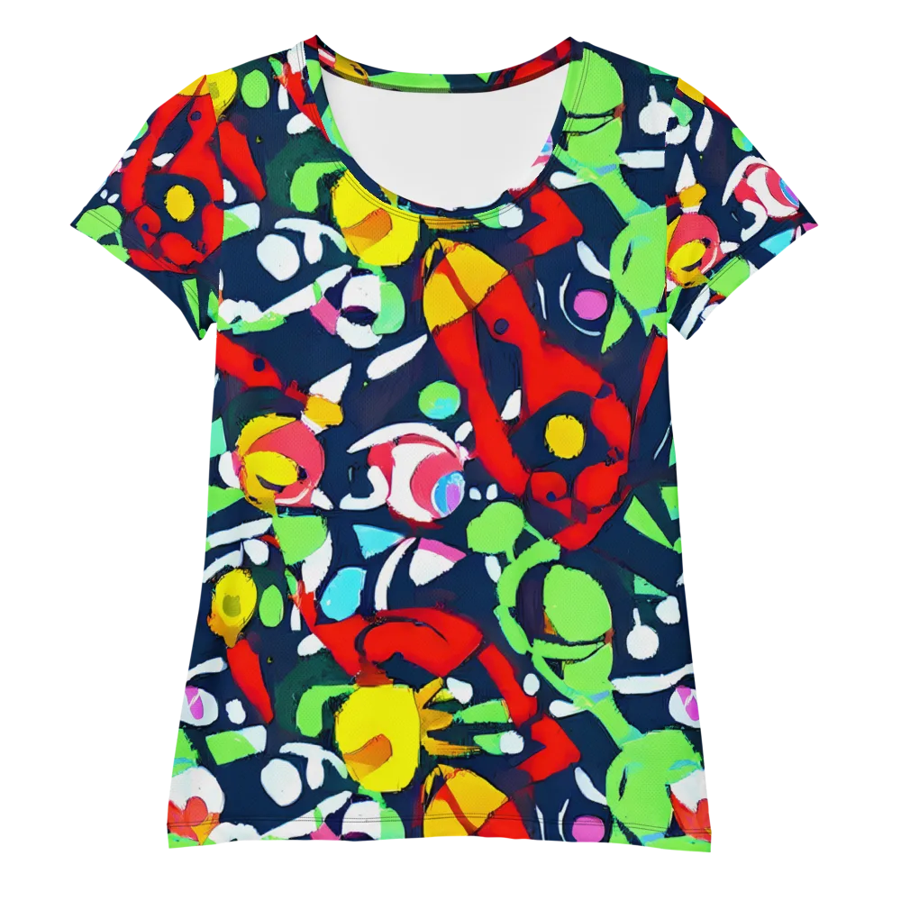Chagall's Dream on Women's Athletic T-Shirt — Front