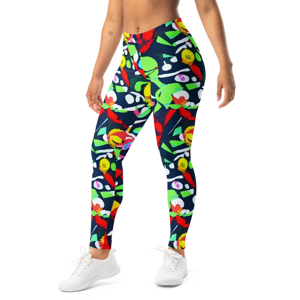 Chagall's Dream on Leggings — Left Front