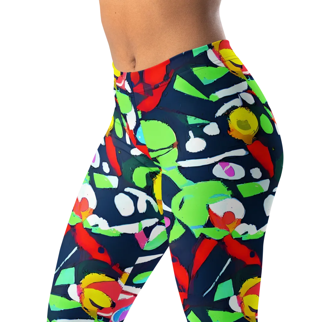 Chagall's Dream on Leggings — Left Front