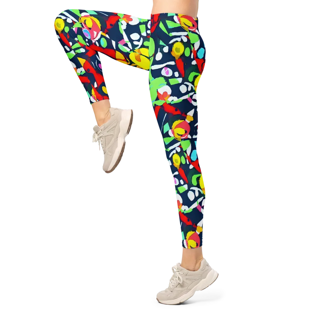 Chagall's Dream on Leggings — Left