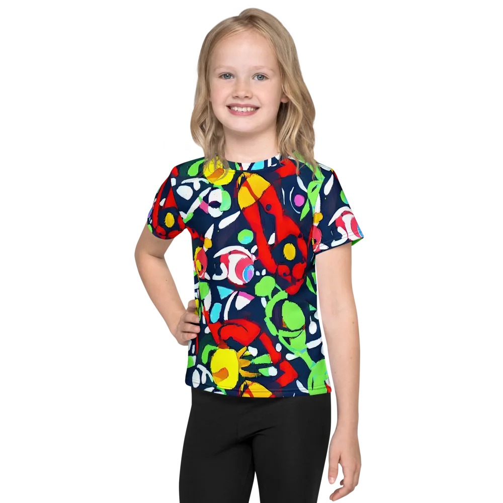 Chagall's Dream on Kids Crew Neck T-Shirt — Front