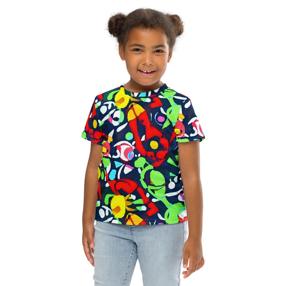 Chagall's Dream on Kids Crew Neck T-Shirt — Front
