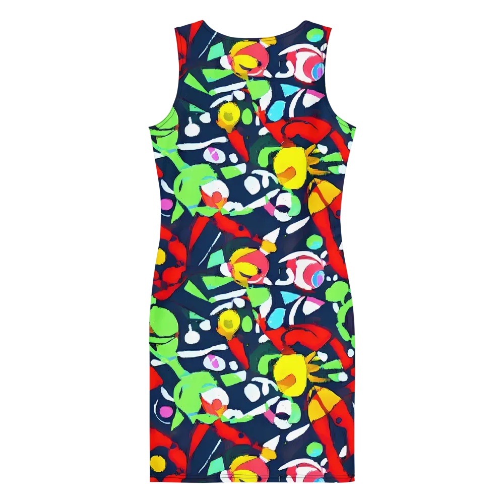 Chagall's Dream on Bodycon Dress — Back