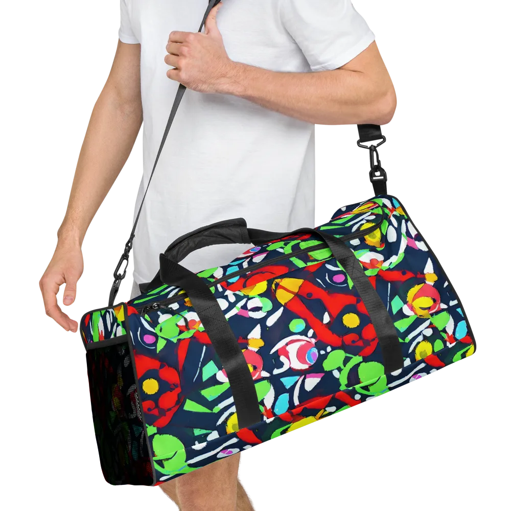 Chagall's Dream on Duffle Bag — Right Front