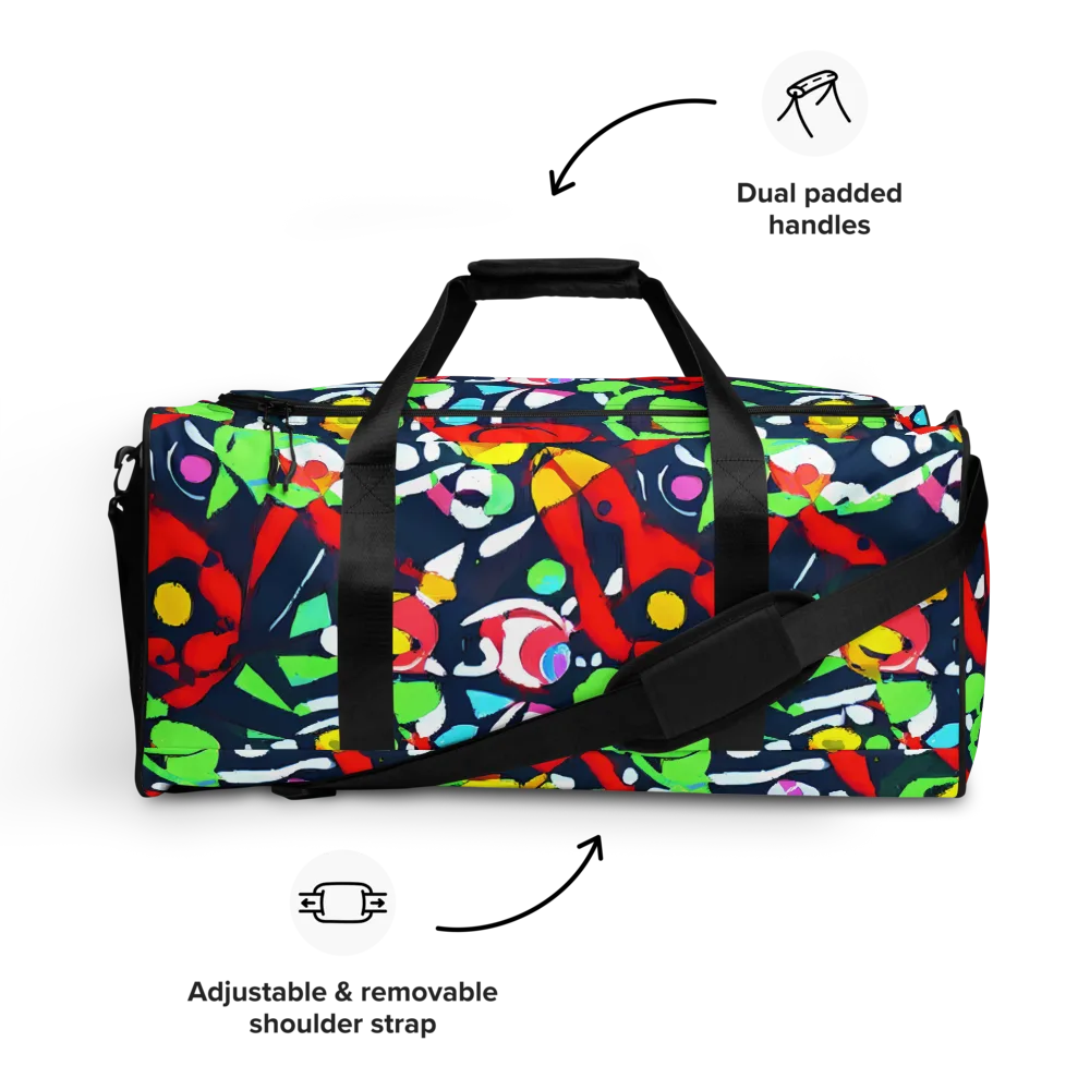 Chagall's Dream on Duffle Bag — Front