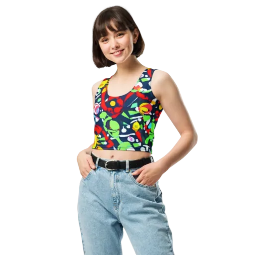 Chagall's Dream on a Crop Top
