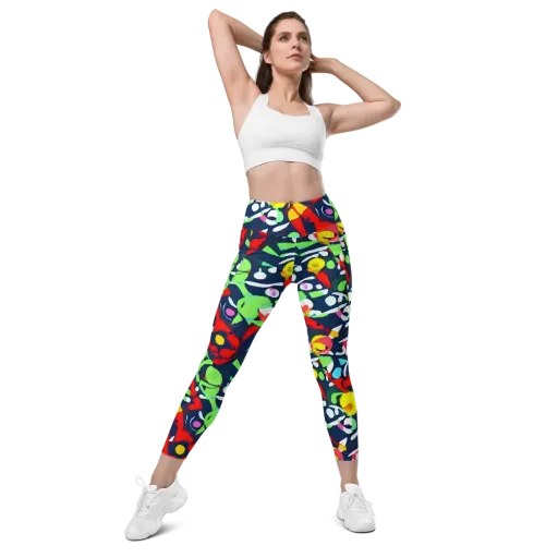 Chagall's Dream on a Leggings with Pockets