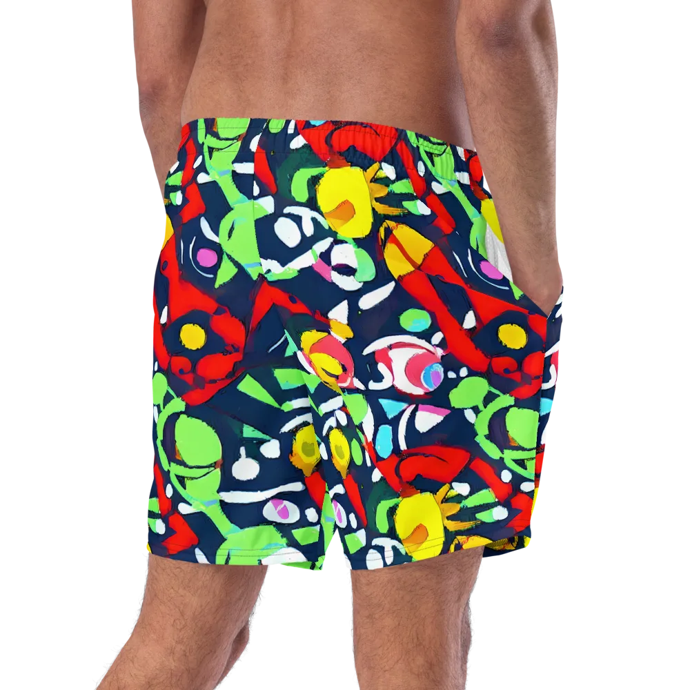 Chagall's Dream on Swim Trunks — Right Back