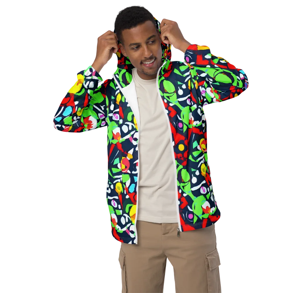 Chagall's Dream on Men's Windbreaker — Front