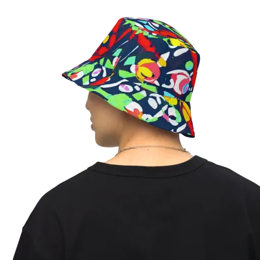 Chagall's Dream on a Reversible Bucket Hat