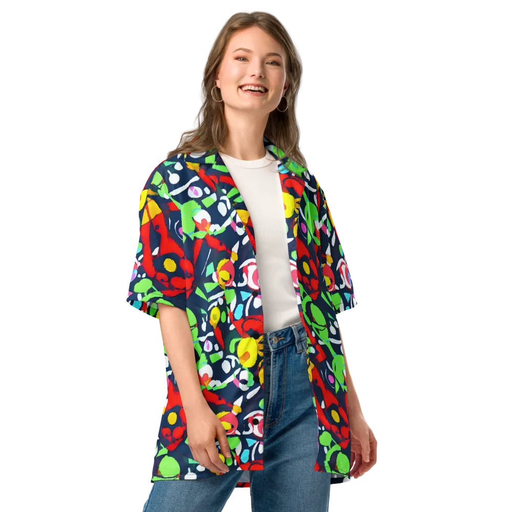 Chagall's Dream on Button Shirt — Front