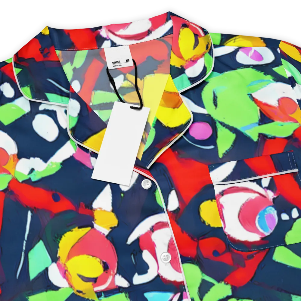 Chagall's Dream on Women's Short Sleeve Pajama Top — Product details