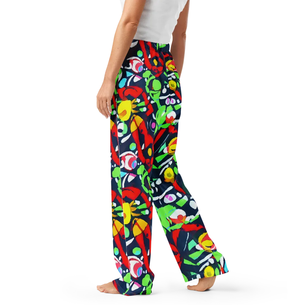 Chagall's Dream on Women's Pajama Pants — Left