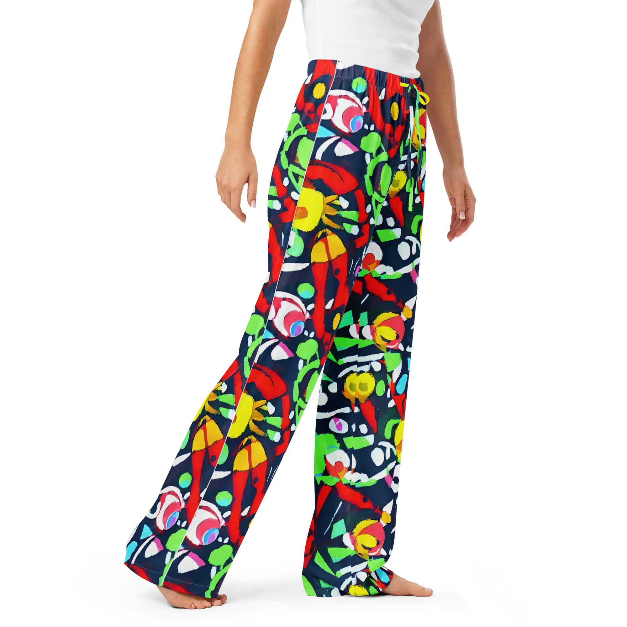Chagall's Dream on Women's Pajama Pants — Right Front