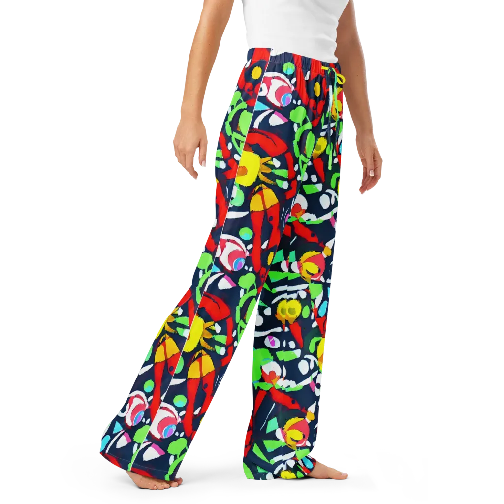 Chagall's Dream on Women's Pajama Pants — Right Front