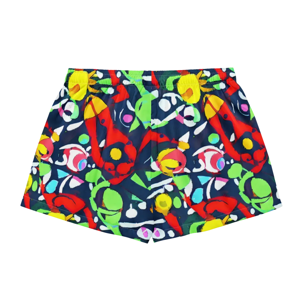 Chagall's Dream on Women's Pajama Shorts — Back