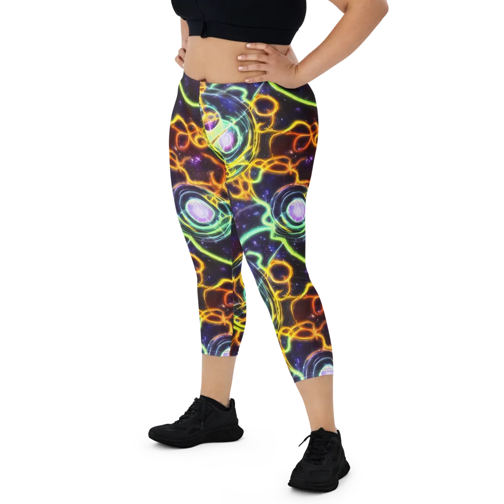 Carracci Cosmos on Capri Leggings — Front